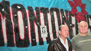 En el acto del 24 de Marzo, el cuñado de Firmenich junto al jerarca montonero Roberto Perdía.